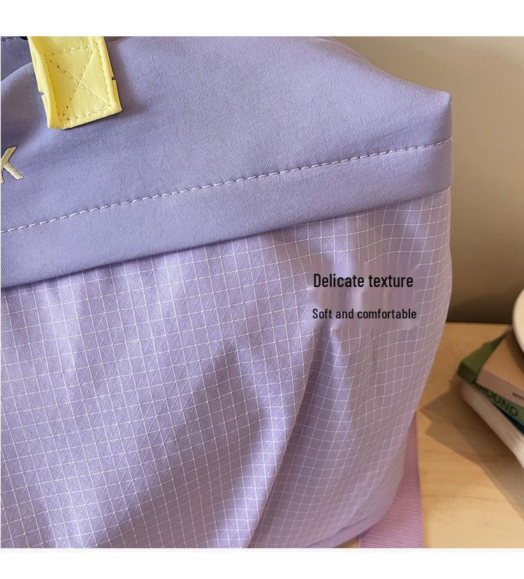 Expandable Oxford Travel Bag: Lightweight, Large Capacity, Wet/Dry Separation, Ideal for Business Trips and Fitness