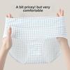 Big Size Girls Summer Thin New Cotton Extended Crotch Seamless Triangle Briefs