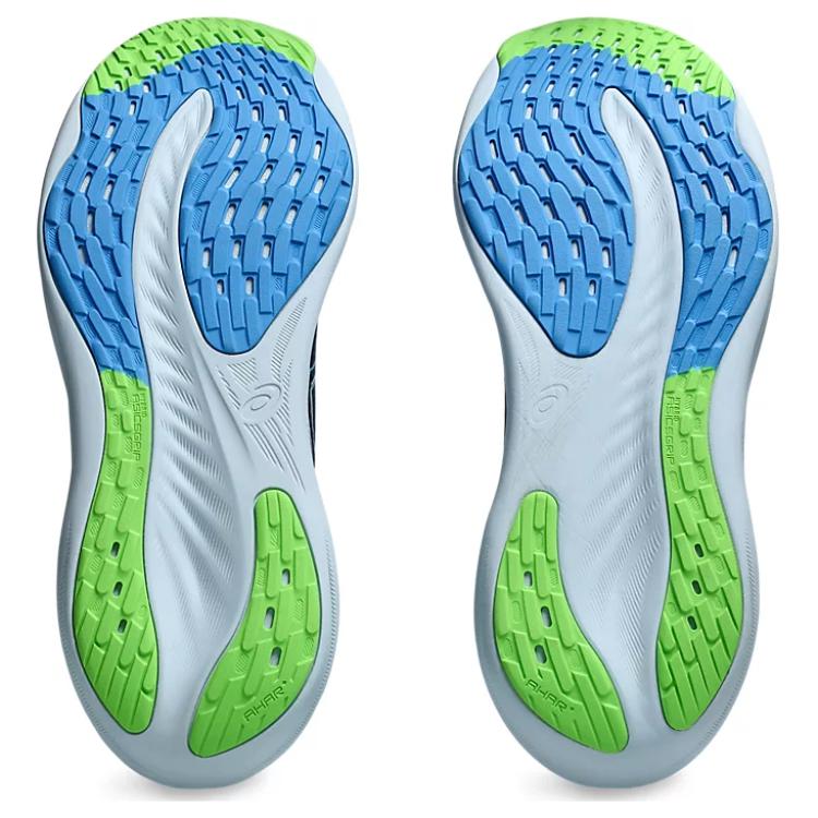 Asics Gel Nimbus 26 4E Wide French Blue Men Sneakers Electric-Lime 1011B796-400