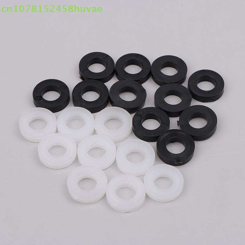 100 Pcs Nylon Washer For Drum Screw Drum Lug White Black Color Nylon Flat Wahser Thickness Heavy Product