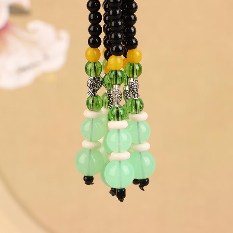 Ciondoli per Auto in Giada Verde Sintetica Ciondoli per Auto Decorazioni Ciondoli di Sicurezza Regali