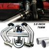 Xiaomi Car Parts 76MM Universal 3" Inch Aluminum Intercooler Turbo Pipe Piping KIT Front Intercooler Tube Radiators Turbo Intercooler