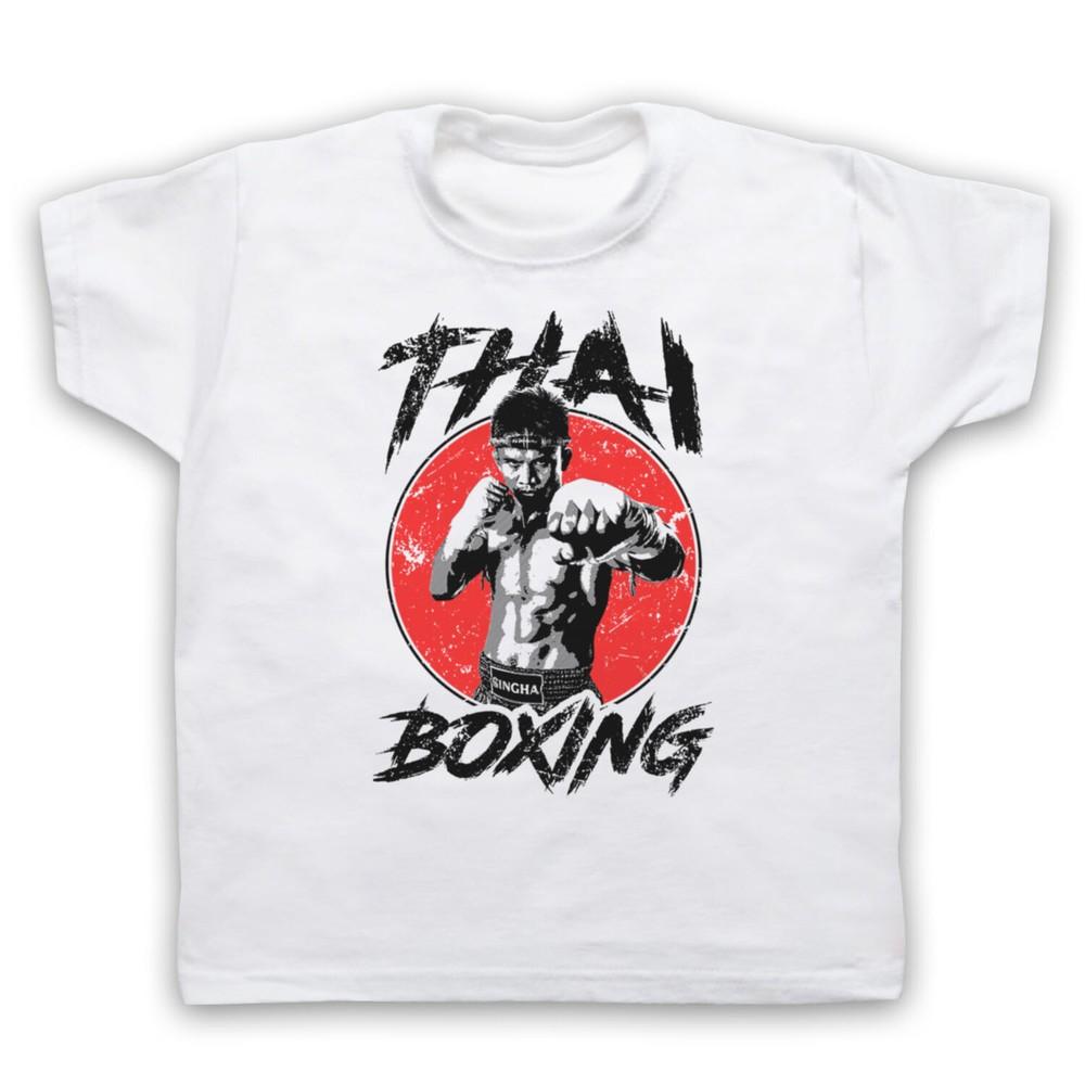

Thai Boxing Martial Arts Style Fighting Muay Boxer Kids Childs T-Shirt 2XL