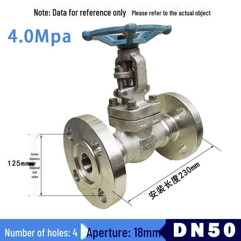 YunDuo F304 Forged Stainless Steel Flanged Globe Valve