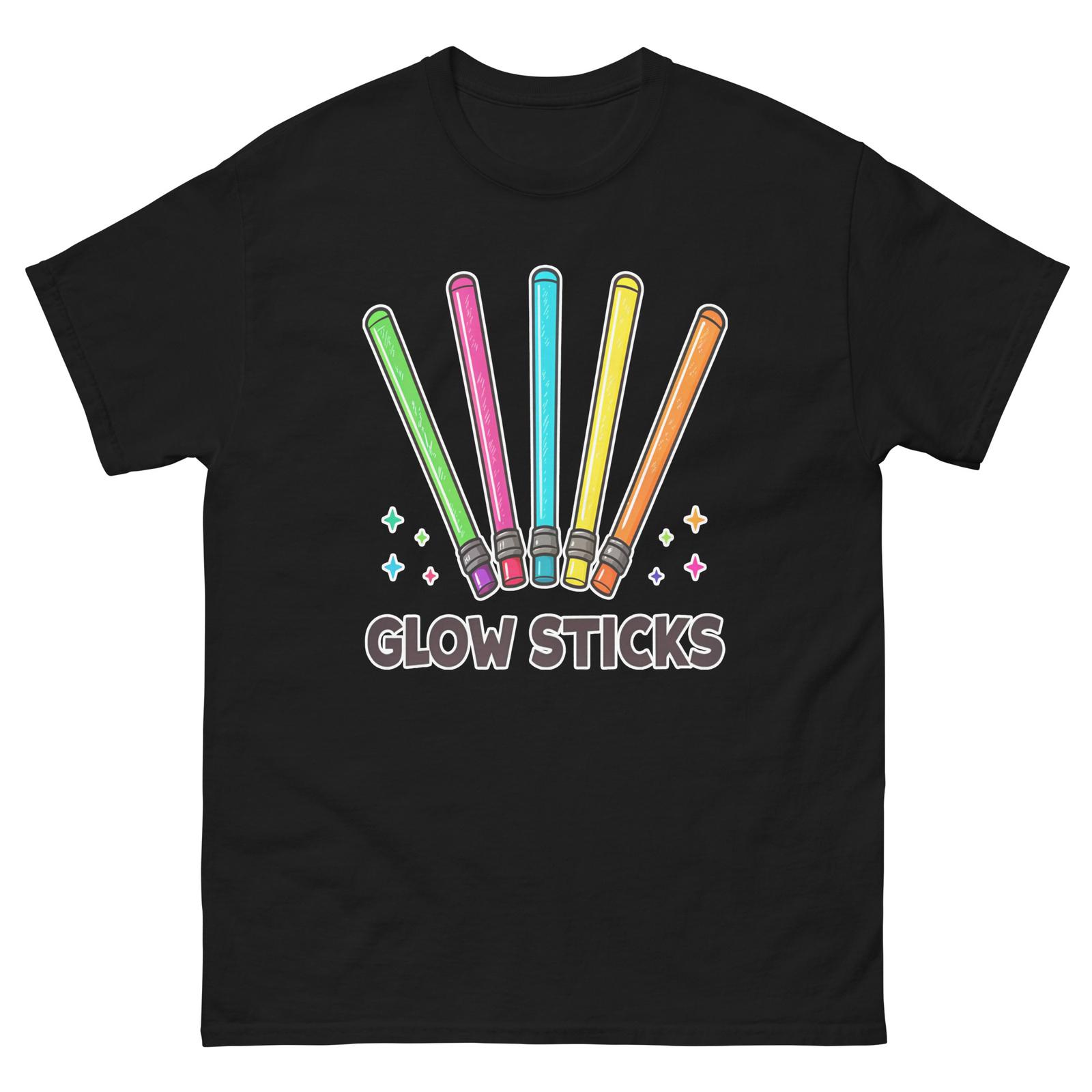 Glow Sticks Carnival Carnival Fair Amusement Park T-Shirt S