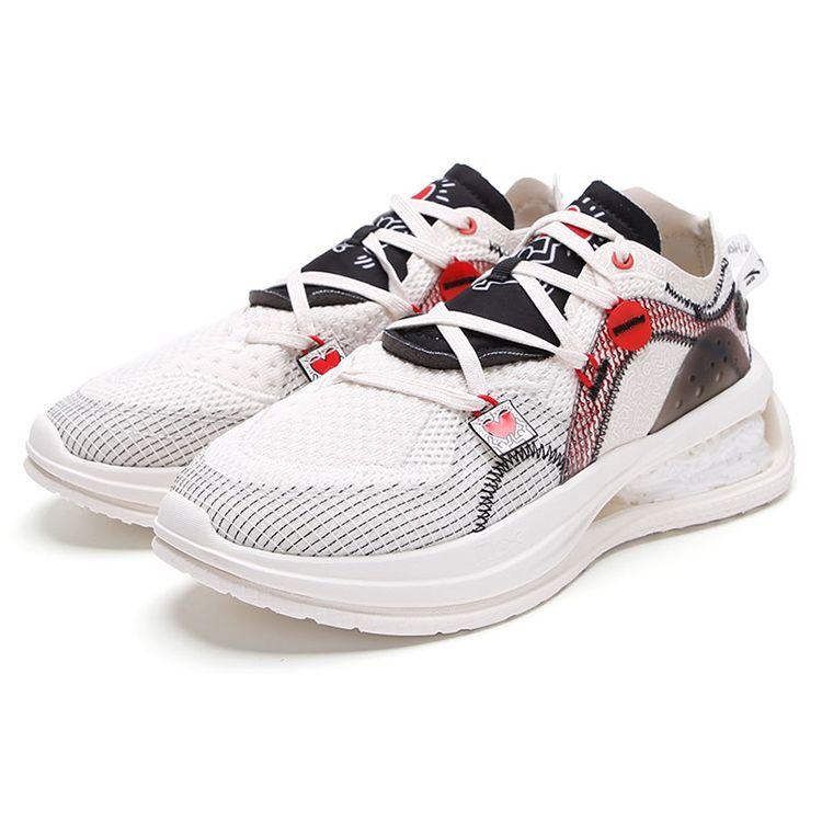 Anta Keith Haring X  Seeed Zero Boundary Sports Running Shoes Men Running Shoes White Red 112138811-5