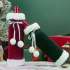 Vinjulväska, Vinflaska Gåvväska, Återanvändbara Vinflasksöverdrag för Jul Jul Bröllop Födelsedag Semesterfest Dekoration