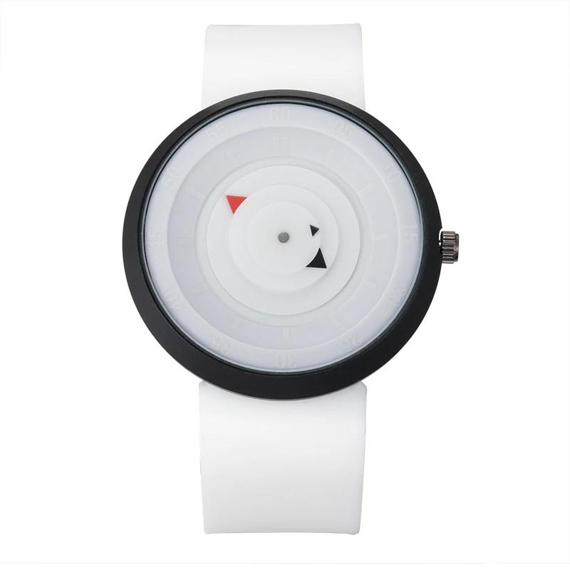 Fashion Trend Women's Watch Simple Creative Men's Watch Personality Sports Couple Watch Silicone Quartz Watch