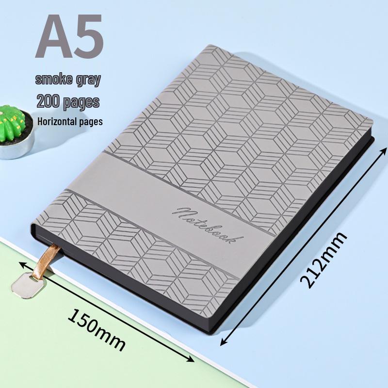 Custom Soft Leather A5 Business Diary Set with Logo - Professional Office Notebook
