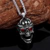 Creativo Collar de Acero Inoxidable 316L Calavera Fantasma Vintage Vikingo para Hombre Moda Neo-Gótica Rock Fiesta Colgante Amuleto Joyería