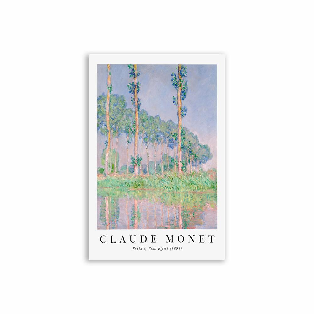 Monet The Manneporte near Étretat 1886 Vintage Print Claude Monet Poster The Artist s Garden at Vétheuil Canvas Painting Decor 21X30CMNo Framed