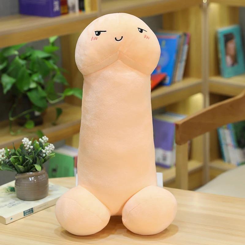 30-90CM Long Lifelike Penis Plush Toy Stuffed Dick Trick Doll Real-Life Penis Expressions Plush Pillow Sexy Toy Lovers Gift