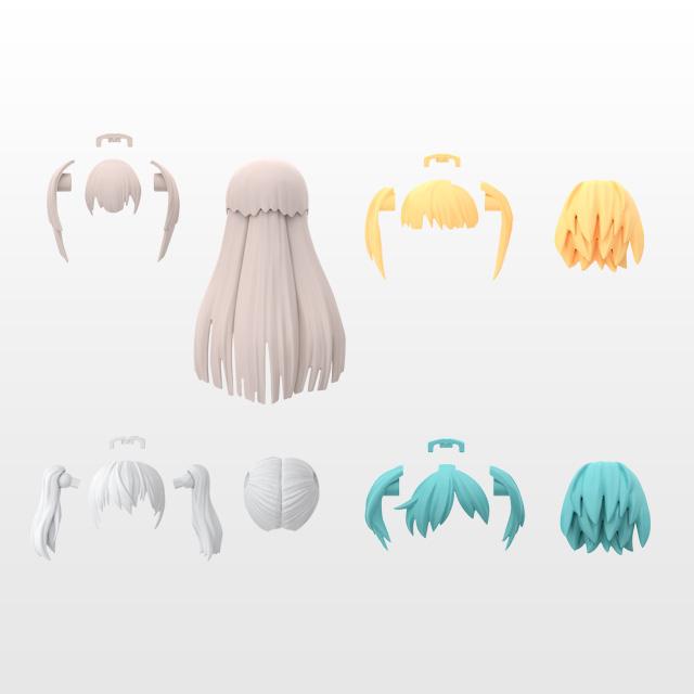 [Bandai] Bandai 30MS Детали причесок (дополнительные) Vol.5 (Все 4 типа)