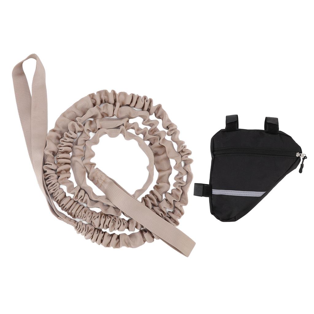 Bike Tow Bar Nylon Material Stretchable Design Natural Length 2.7m Portable Bike Towing Rope for