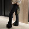 Slim Low Waist Casual Sweatpants For Women Solid Simple Basic Flared Pants Sports Jogging Trousers