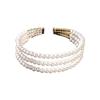 Multi-layer Diamond Pearl Bracelet Wedding Elastic Full Diamond Pearl Bracelet Women