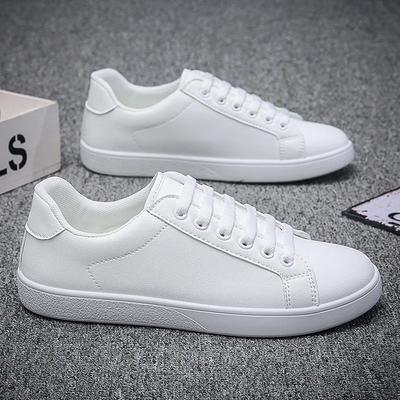 Scarpe Casual Bianche Piatti da Uomo in Pelle Sneakers Leggere Traspiranti Scarpe Sportive Scarpe da Uomo Scarpe da Tennis Zapatillas Hombre