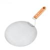 New 10/12 Inch Pizza Shovel with Wooden Handle Non Slip Pastry Tools Stainless Steel Pizza Peel Paddle Pizza Turning