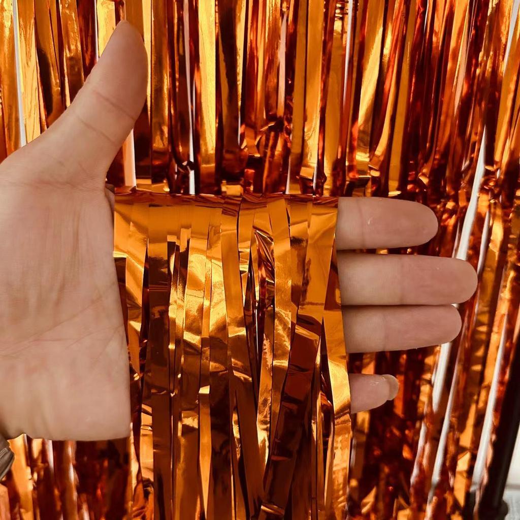 Laser Tassel Rain Curtain for Birthday & Wedding Decorations