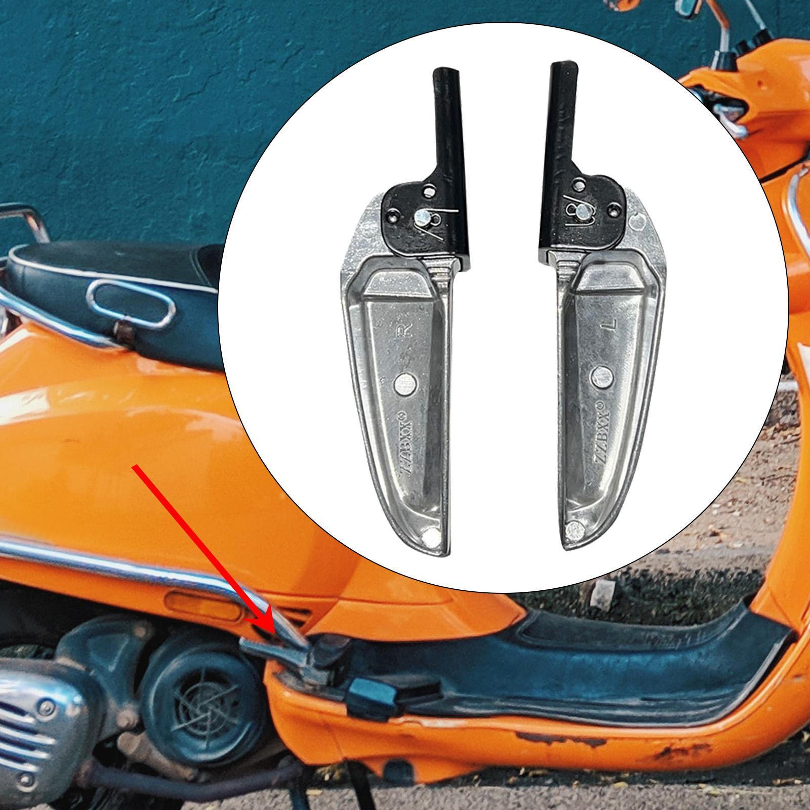 

2x Motorcycle Rear Passenger Foot Pegs Direct Replaces Assembly Pedal Pads
