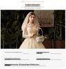 2024 Luxury Lace Long Sleeve Wedding Dress for Brides, Plus Size, D50