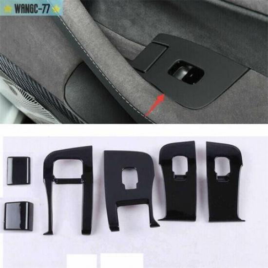 For Tesla Model 3 2017- Black Interior Window Lift Panel Switch Trim Cover