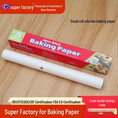 Verdickte lebensmittelechte Silikon-Backpapierrollen für Backen & Grillen in verschiedenen Größen