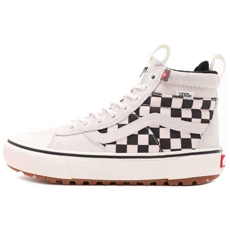 Vans Sk8-Hi Mte-2 Casual Skate Shoes High Top Checkerboard Unisex Sneaker White Gray VN0A5HZZ6LC