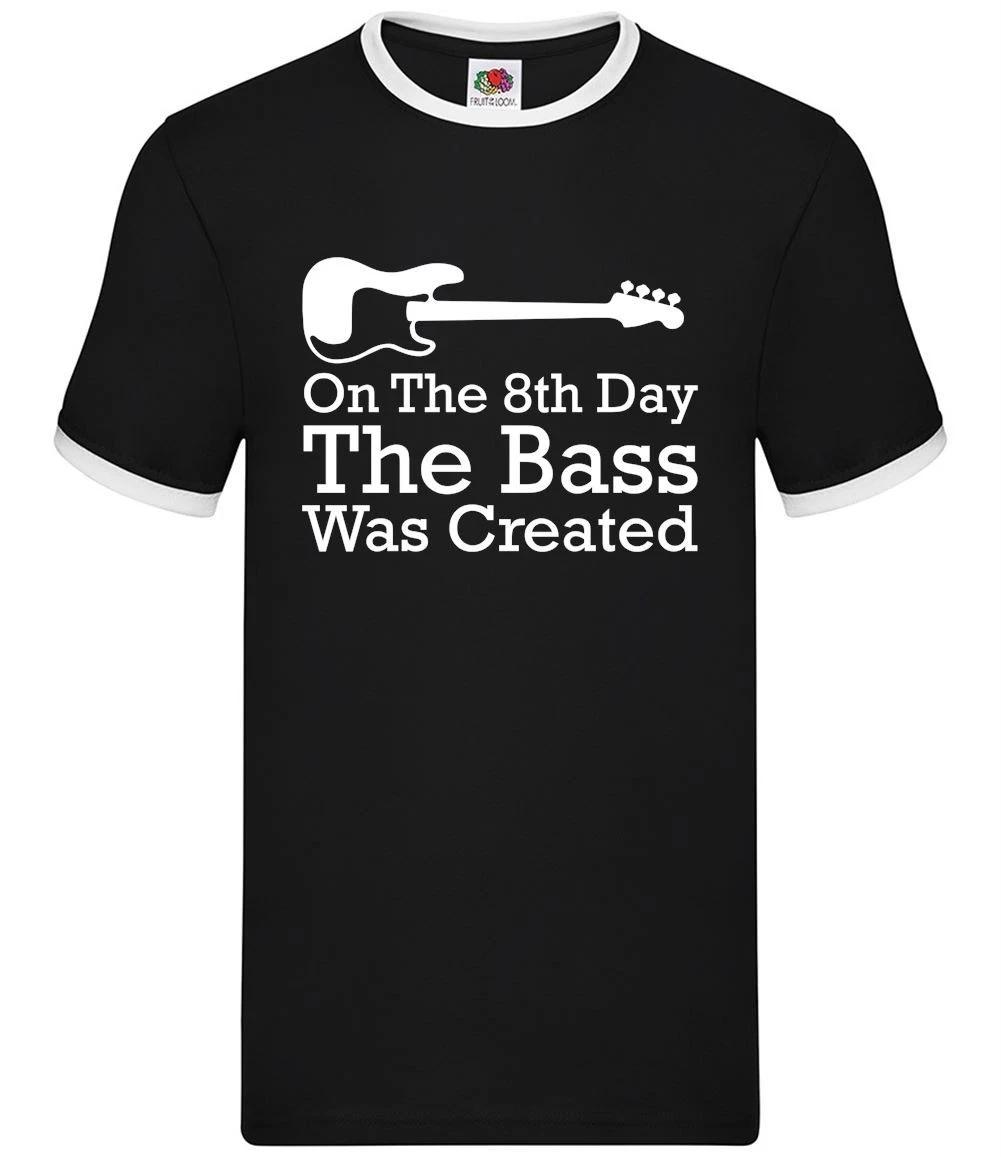 On The 8th Day The Bass Was Created - Mens Ringer - Guitar Music XXXL