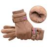 Cycling Warm Gloves Men's Winter Velvet Thickened Cold-proof Outdoor Riding Motorcycle Touch Screen Suede Riding Windproof