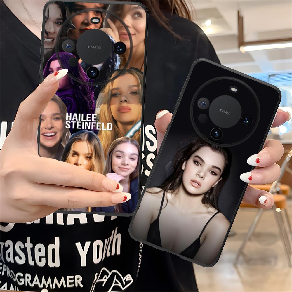 Hailee Steinfeld Matte TPU Mobile Phone Case for Huawei Mate 60 50 40 30 20 10 Pro Plus Lite E 5G Colorful Printing Cover