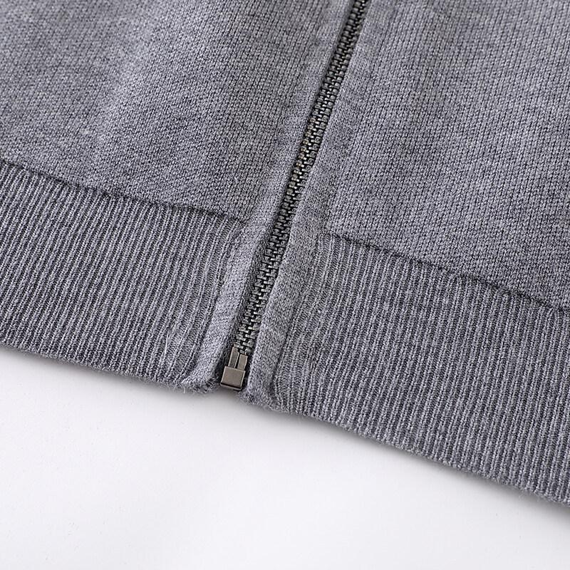 QIYOU 2025 Autumn/Winter Unisex Retro Knit Cardigan Sweater