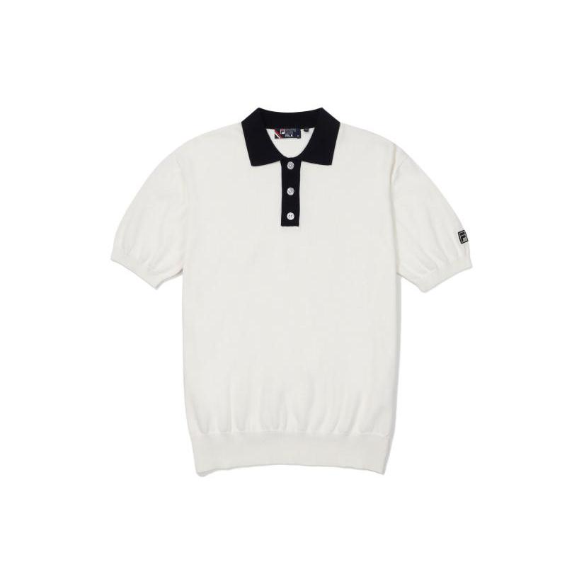 FILA Polo Shirts Men s White Polo Collar Moderate Other FS2TSF2341M-OWH 100