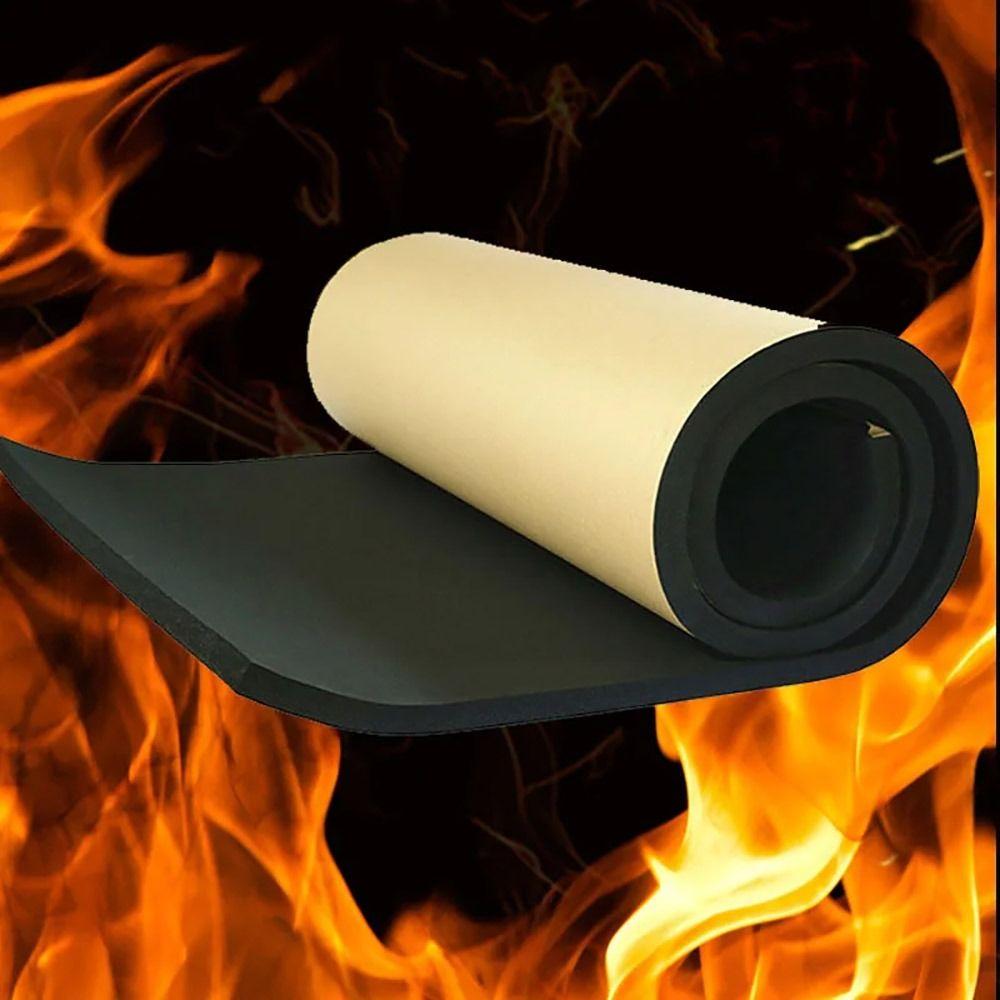 1Roll 100x50cm Sound Deadening Foam Mat Self Adhesive Sound Absorption Acoustic Insulation Mat Rubber Foam 3/5/6/8/10/15mm