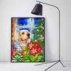 Diamond Embroidery Cat Rhinestone Art 5D DIY Diamond Painting Dog Animal Cross Stitch Christmas Home Decor Gift