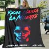 Rapper Anuel AA printed blankets Flange Warm blanket soft and comfortable home travel bed blanket picnic blankets birthday gift