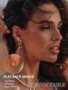 Bobisty Surgical Stainless Steel Flat Back Earrings for Women Cartilage Earring Stacks 14K Gold Plated Hoop Stud Earring Sets