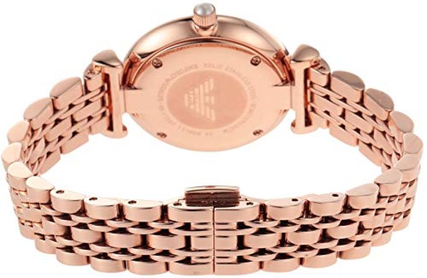 Emporio Armani AR11267 Officially Pink Gold Women's Watch, Imported,