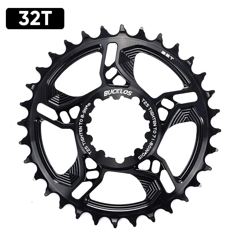 BUCKLOS MTB Chainring GXP 32T 34T 36T 38T 7075 Aluminum Chainwheel for SRAM GXP 8/9/10/11S Mountain Bike Chainring Cycling Parts