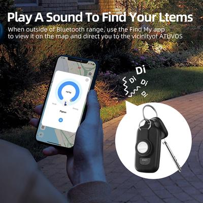 Mini GPS Tracker Key Finder Anti-lost Item Finder with Keychain Wallet Tracker for Car Kids Elderly Pets Keys Luggage