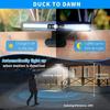 Clip On Solar Motion Lights Outdoor Waterproof Solar Fence Lights Outside with 36 LEDs Portable Solar Powered Security Light