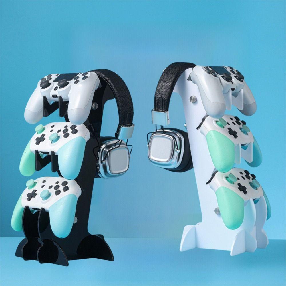 Sturdy Headphone Stand Three-layer Desktop Organizer for PS5/PS4/Xbox/Switch