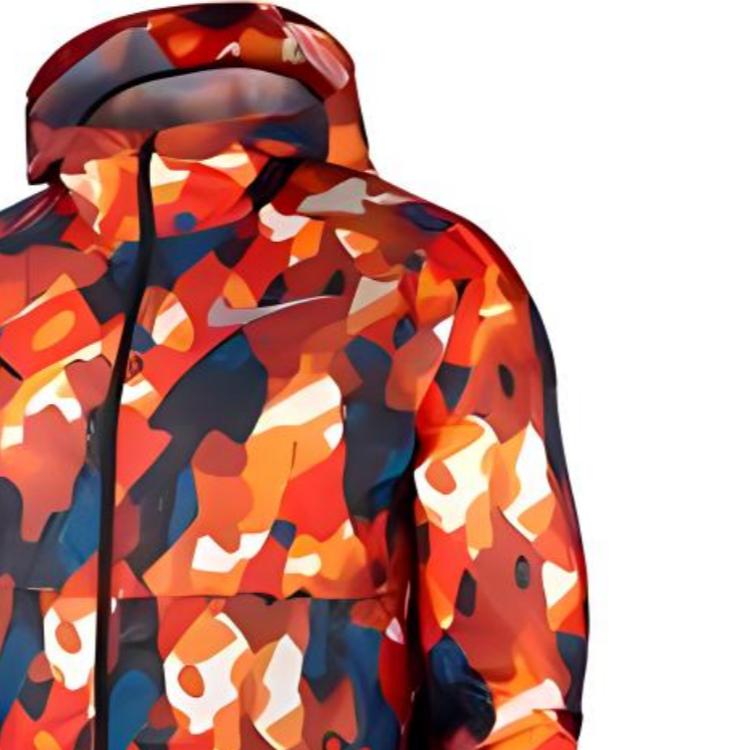 Nike Logo Pattern Casual Windbreaker Jacket Unisex Jackets Camouflage AH5988-634