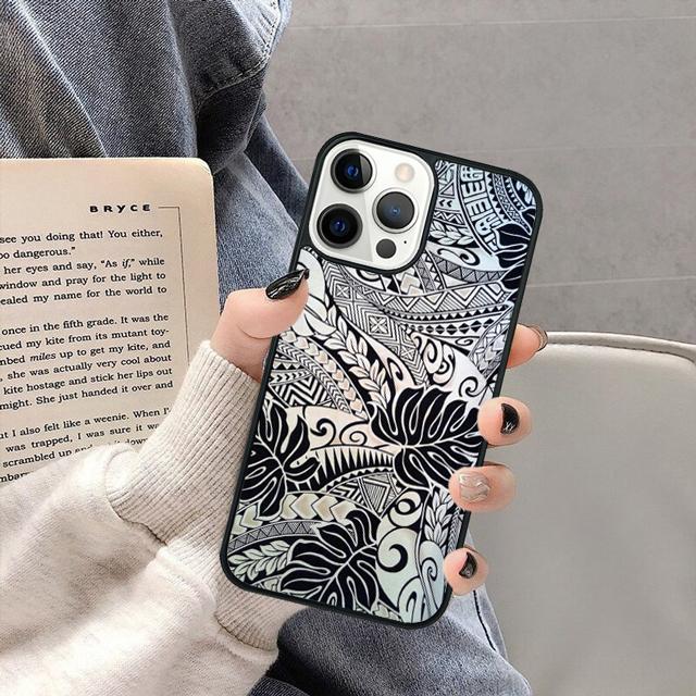 Maori Tribal Samoan Polynesian Phone Case for iPhone 17 Air 16 16e 15 13 14 11 12 Pro Max Plus  Coque Fundas Shell