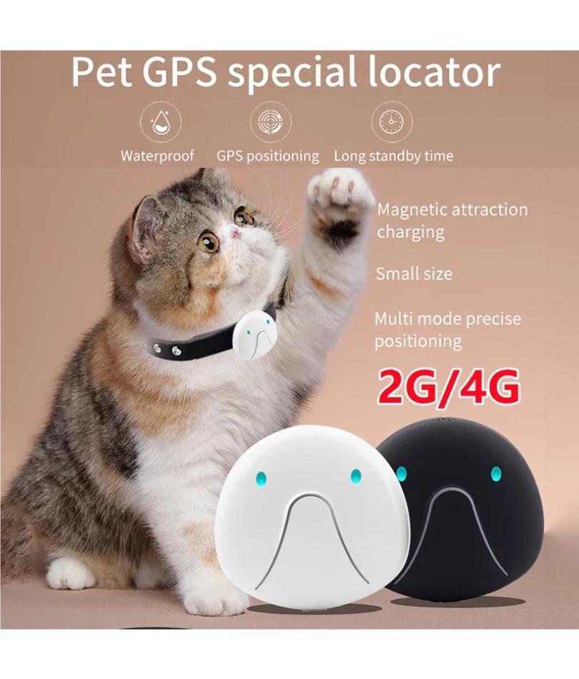 4G SIM-Karte Haustier-Tracker Echtzeit Haustier Katze Hund GPS-Tracking Halsbänder Intelligenter Haustier-Aktivitätsmonitor Tracking-Gerät