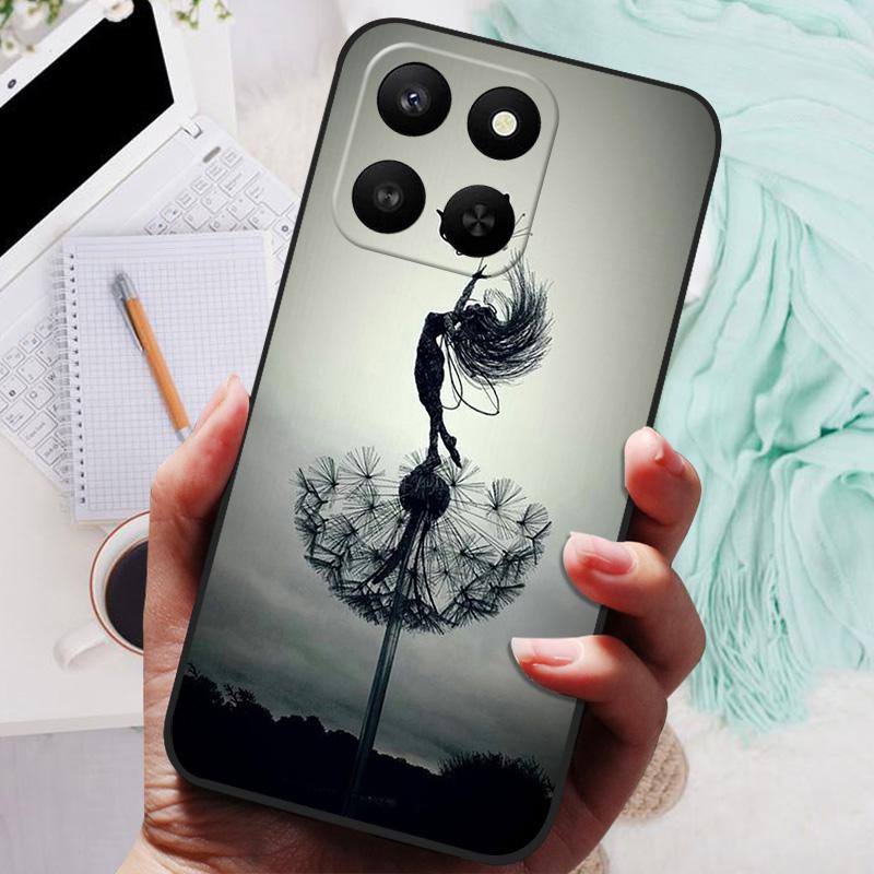 For Honor 400 Smart Case NEW TPU Silicone Shockproof Cat Phone Cover For Honor X7d 4G 5G / Play 10T 5GFunda Printing Soft Coque