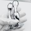 Metal Anchor Base Anal Plug Outdoor Butt Plug Stainless Dildos Women'S Vaginal Plug Adult Couple Gay Masturbating Intimate Toys