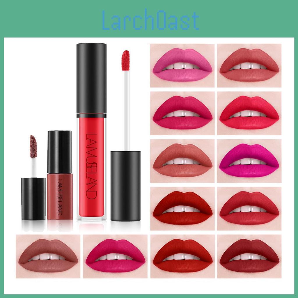 Lamuseland Big And 2pcsset 1 1 Small Waterproof Longlasting Liquid Lipstick Matte Lip Gloss