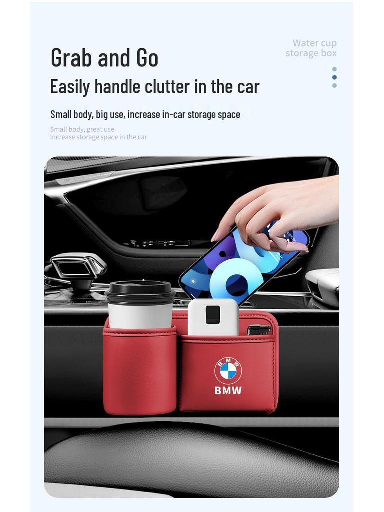 Multi-Function Car Storage Box: Phone, Keys, Cup Holder & Cigarette Case
