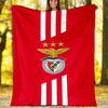 1pc B-Benfica Theme Blanket - Digital Print, Polyester, Cozy for All Seasons, Perfect for Outdoor, and Travel